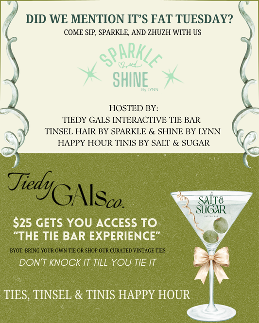 TIES, TINSEL & TINIS HAPPY HOUR - RSVP